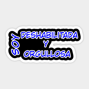 soy deshabilitada ver. 2 Sticker